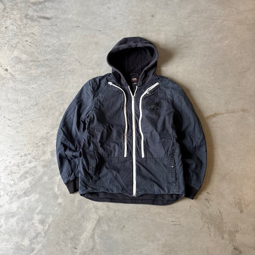 vintage lee durabilt hooded utility jacket